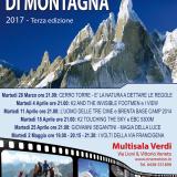 ... Locandina rassegna film di montagna 2017 Multisala Verdi di Vittorio Veneto ...